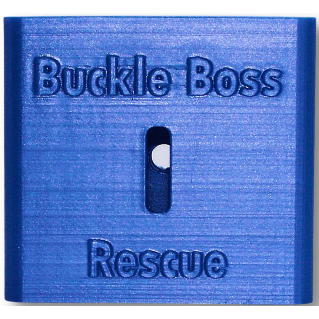 Buckle Boss Rescue seat belt guard.